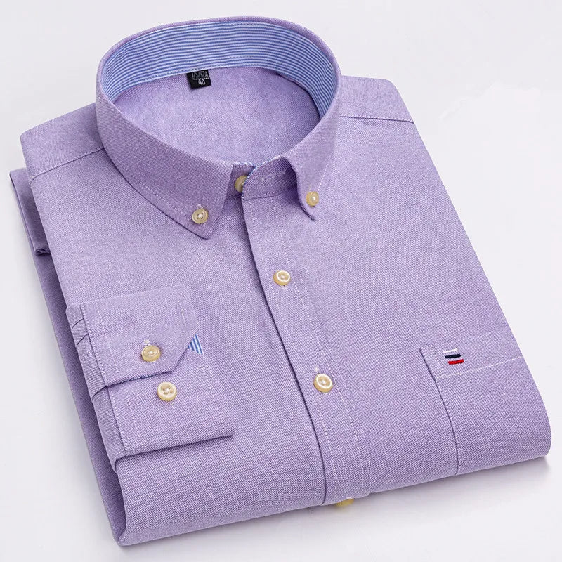 Corbin Cotton Button-Up Long Sleeve Shirt