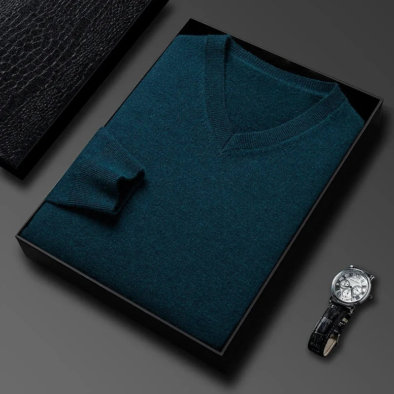 Vestori Wool V-Neck Sweater