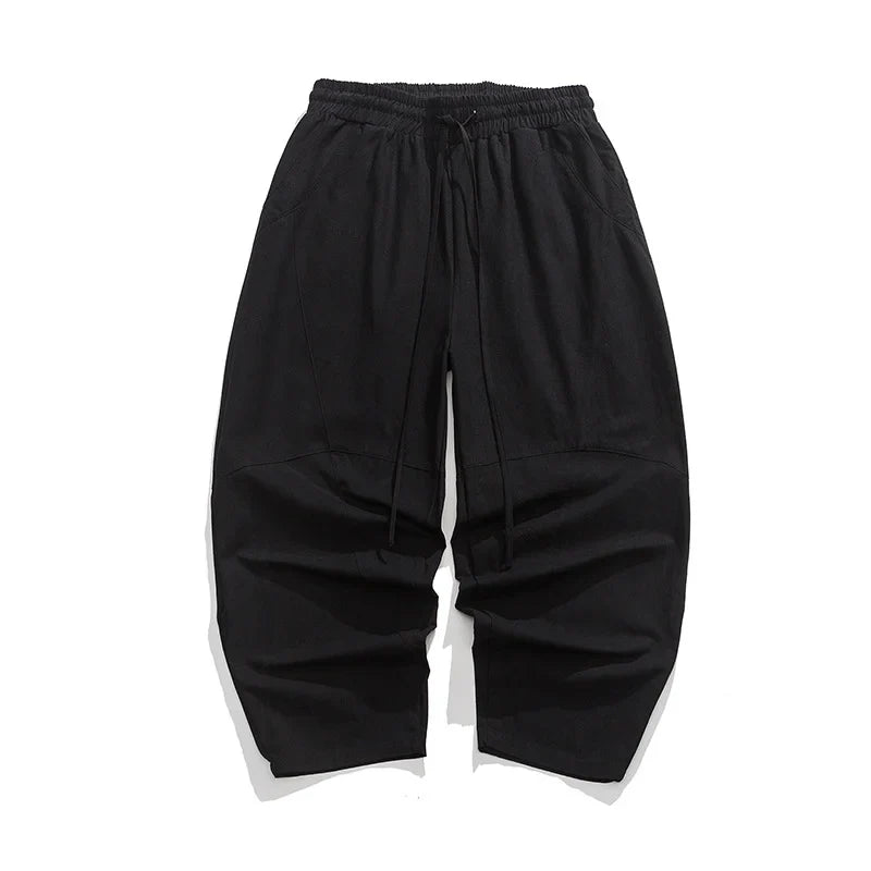Camden Wide-Leg Cotton Pants