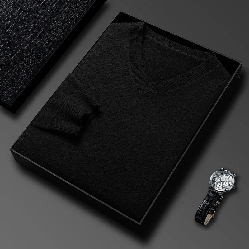 Vestori Wool V-Neck Sweater