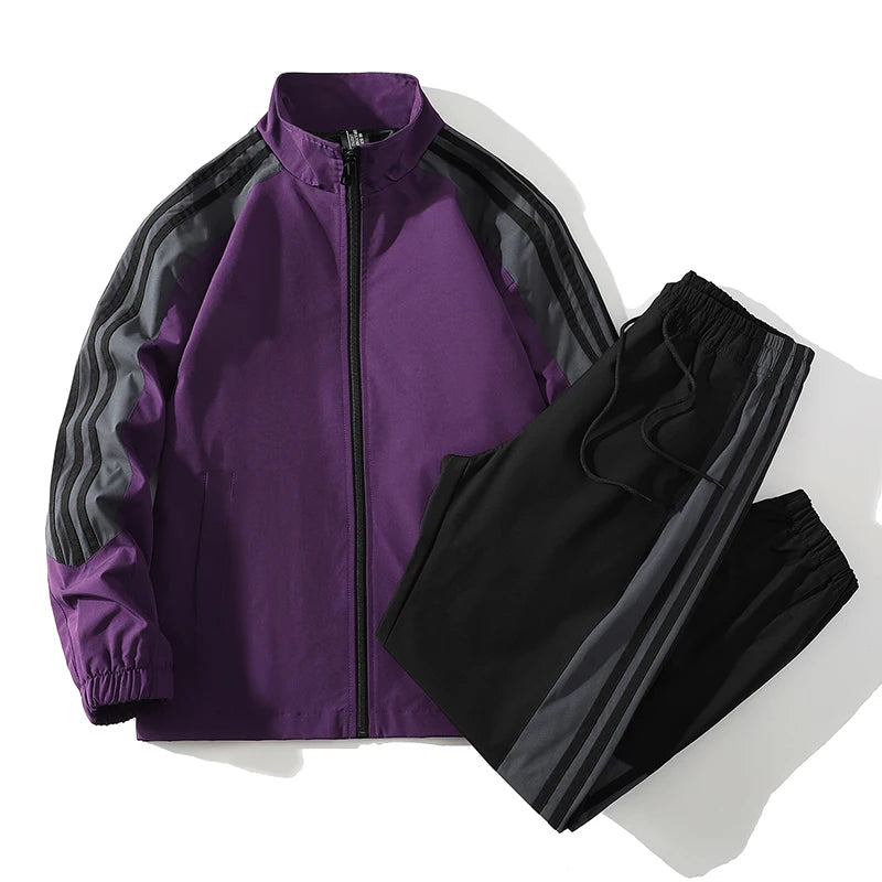 Harlow Full-Zip Jogger Set – Men's 2-Piece Tracksuit