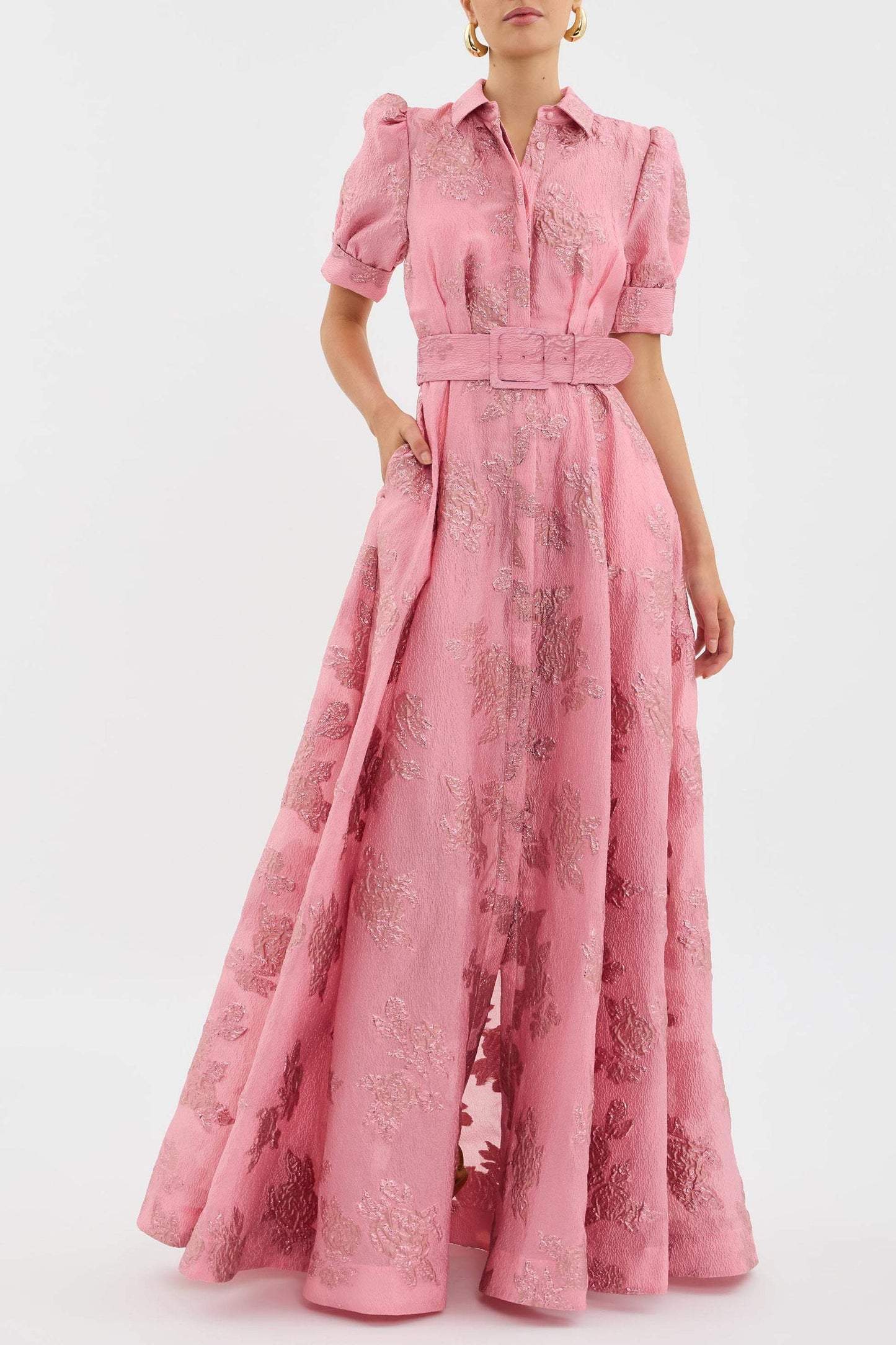 Vintage High-Waist Midi Dress – Women's Cocktail Dress