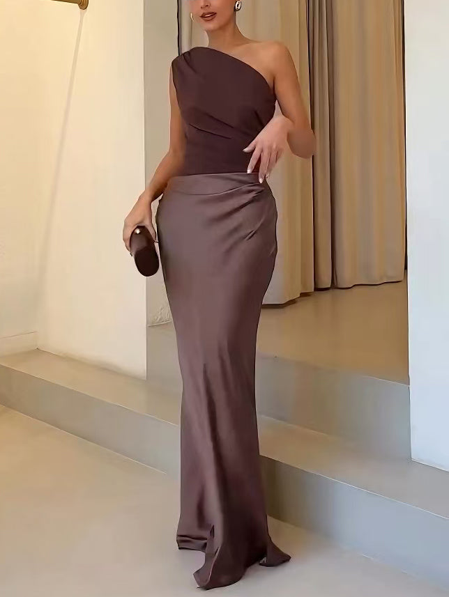 Pleated Maxi Dress – Women's Evening Dress | Anita