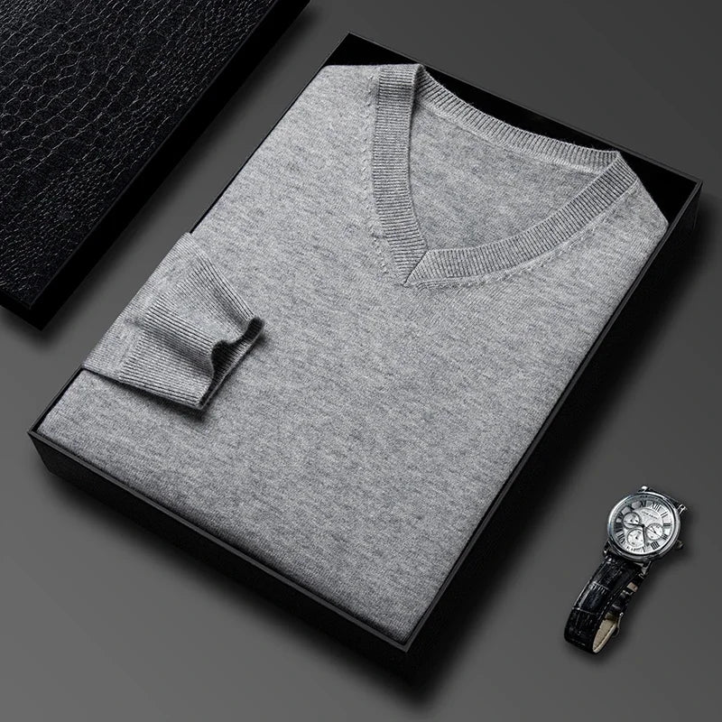 Vestori Wool V-Neck Sweater