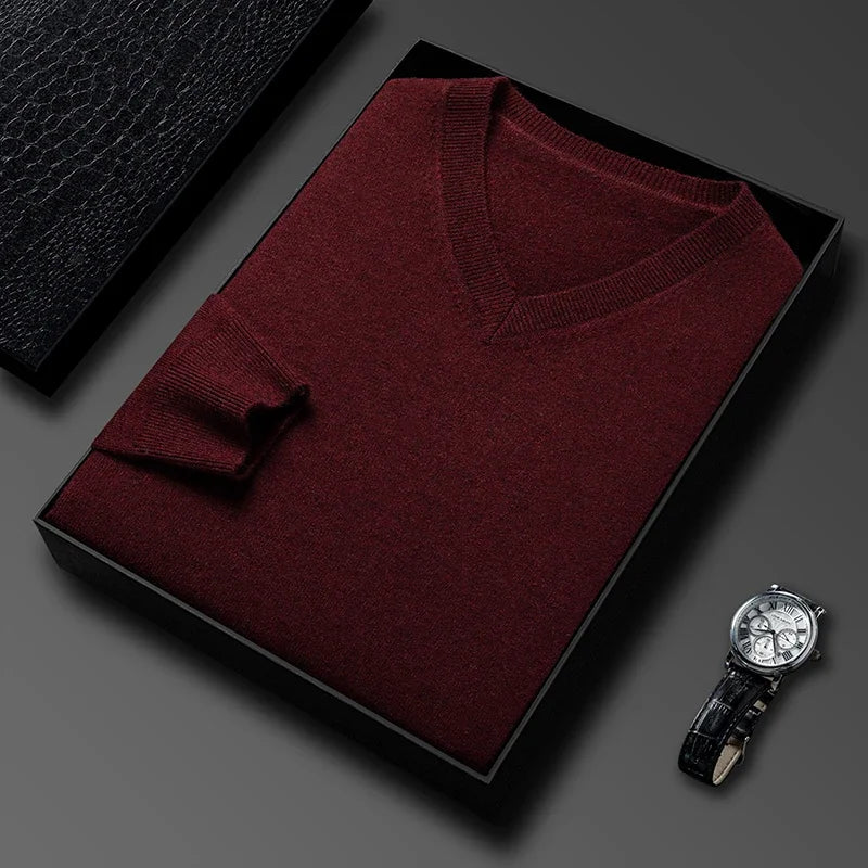 Vestori Wool V-Neck Sweater