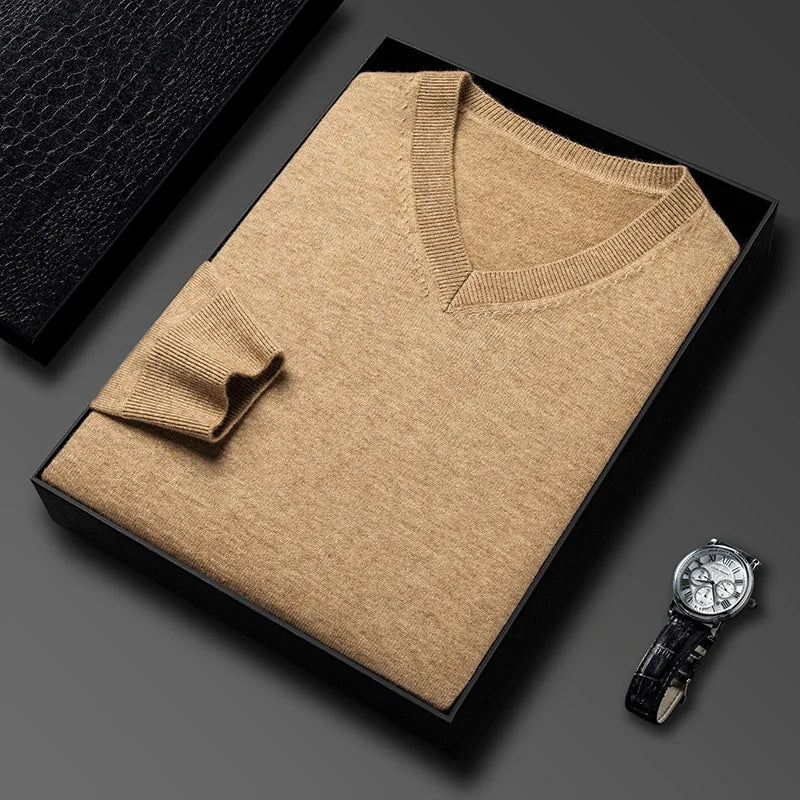 Vestori Wool V-Neck Sweater