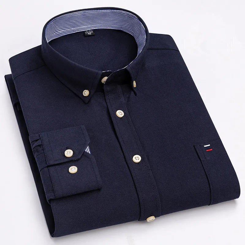 Corbin Cotton Button-Up Long Sleeve Shirt