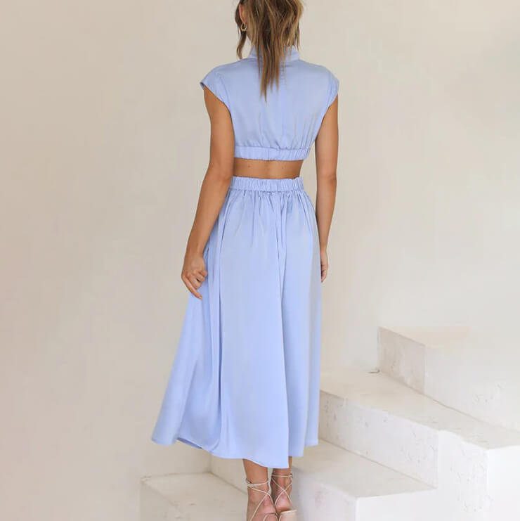 Halter Midi Dress – Women's Summer Dress | Chloé