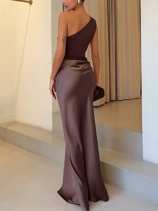 Pleated Maxi Dress – Women's Evening Dress | Anita