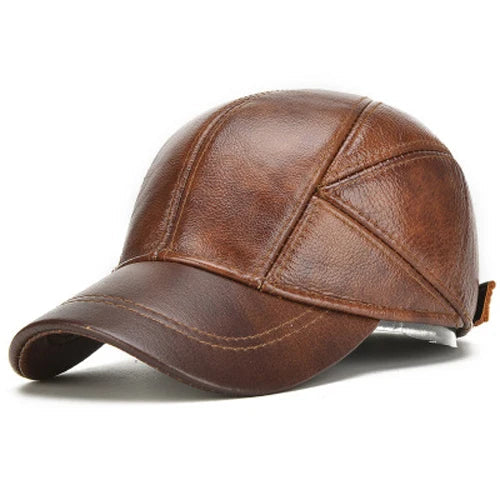Torino Genuine Leather Vintage Adjustable Cap