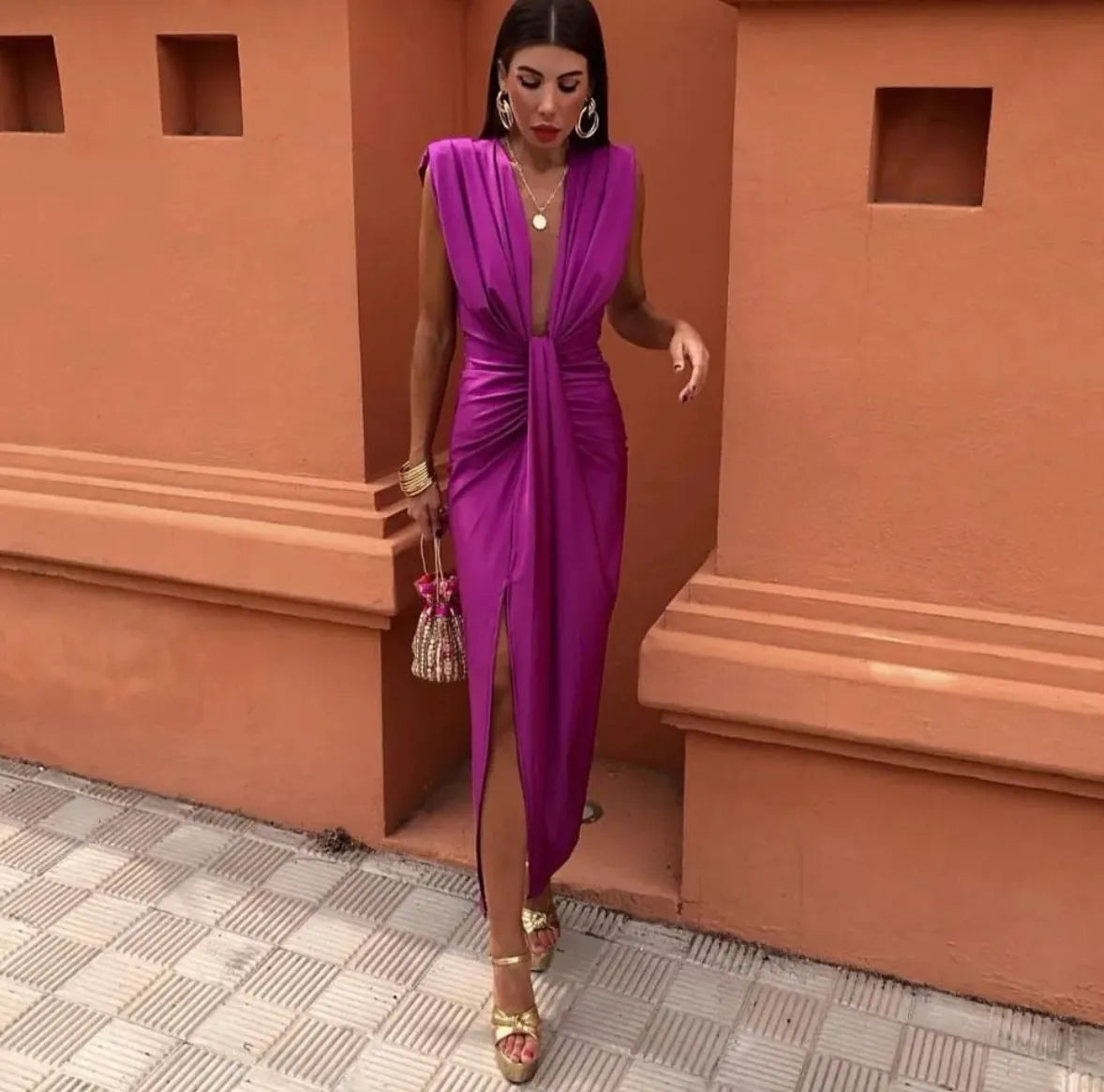 Pleated Midi Dress – Women's Everyday Dress | Amelia™