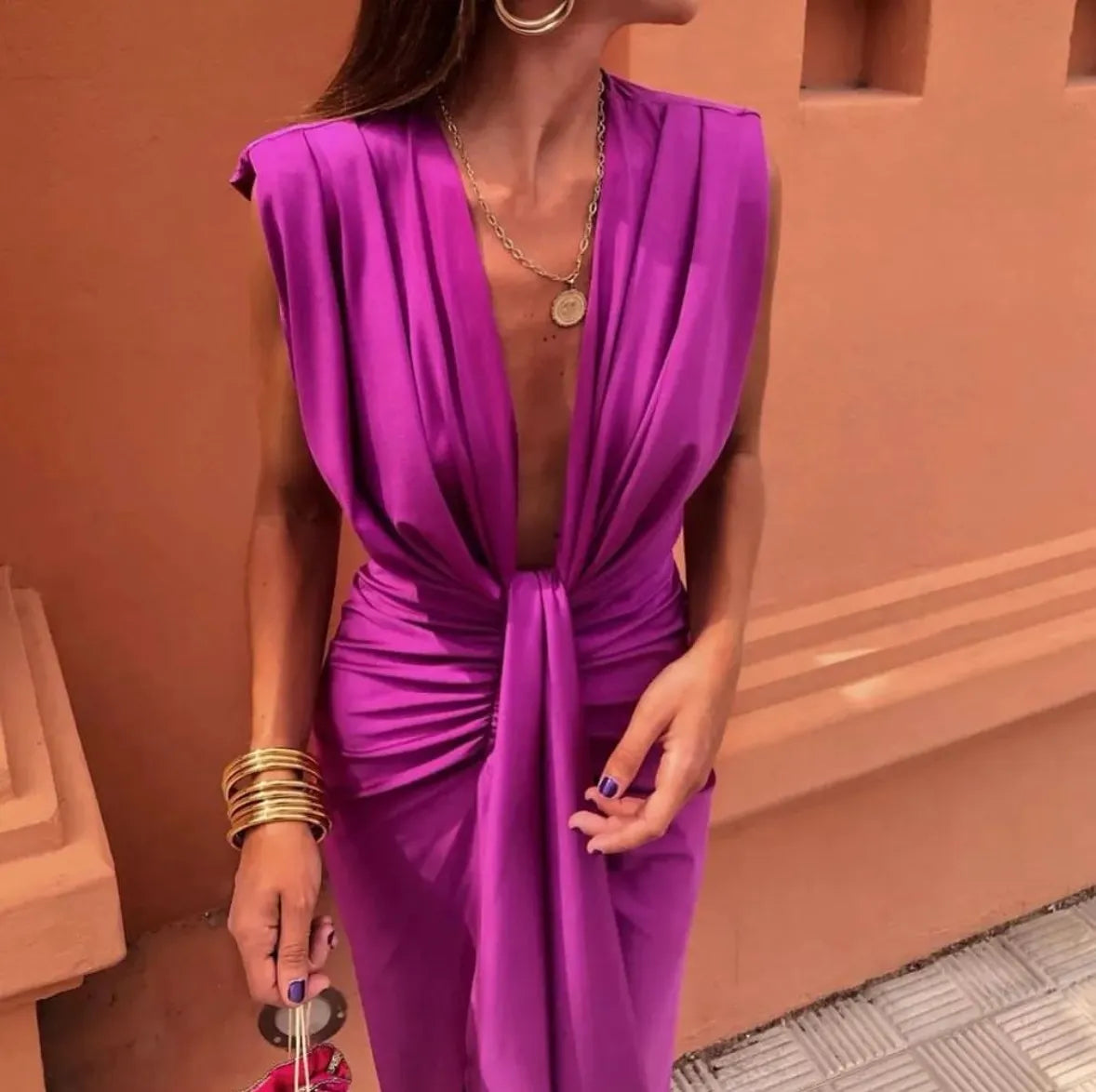 Pleated Midi Dress – Women's Everyday Dress | Amelia™